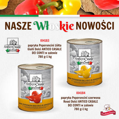 NOWOŚĆ Papryczki włoskie Antico Casale reklama FB